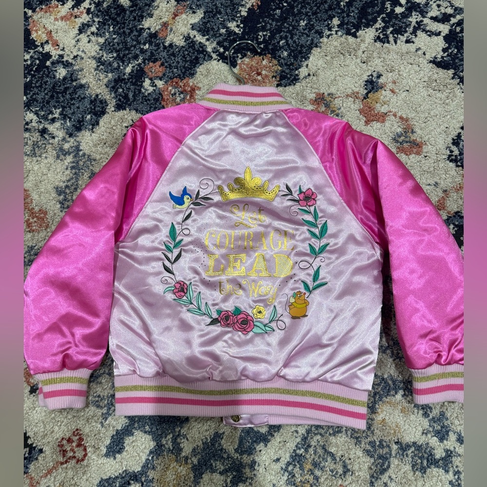 Disney princess varsity puffer
